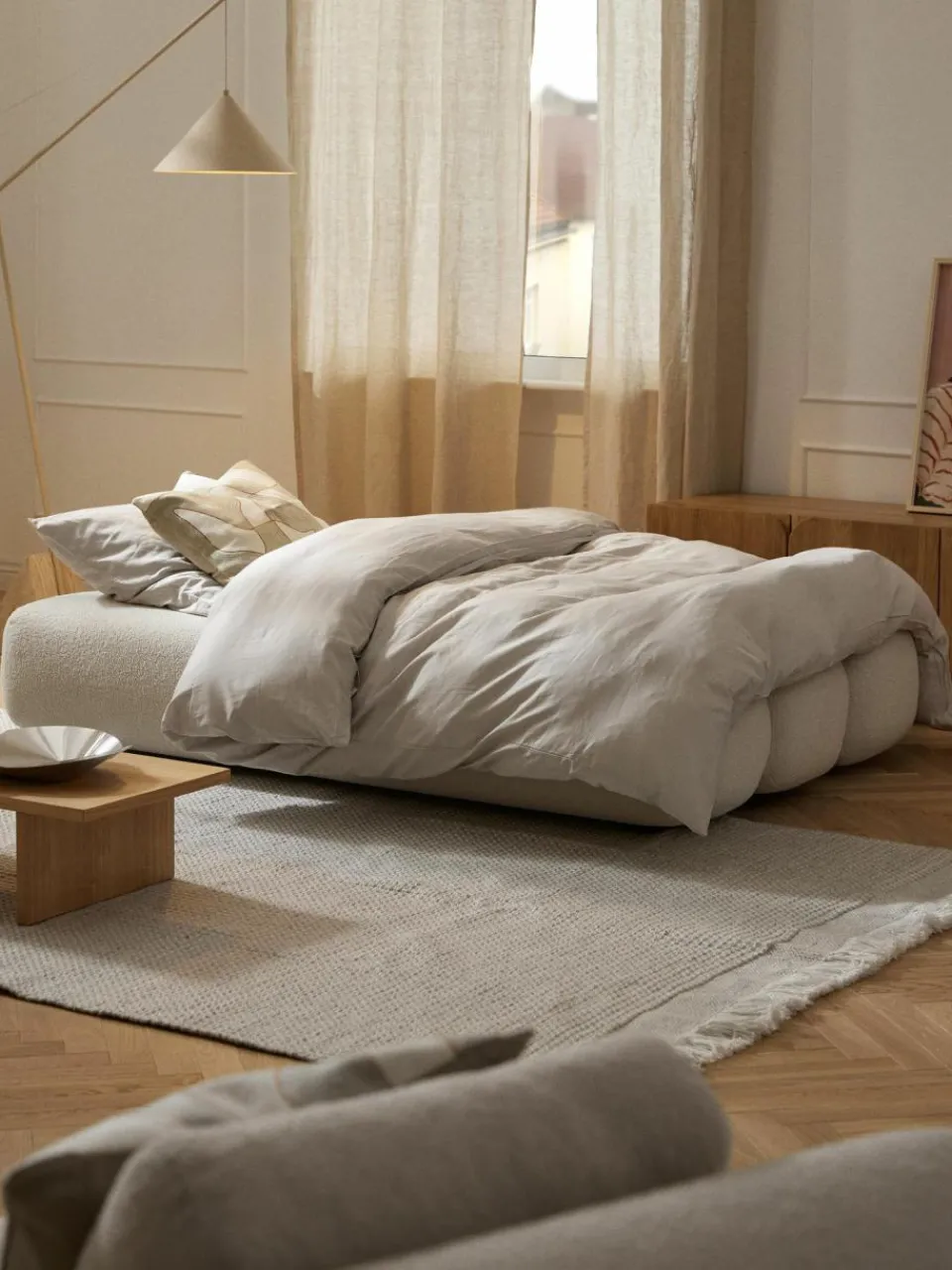 Westwing Collection Teddy-Schlafsofa Caterpillar (3-Sitzer)