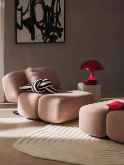 Westwing Collection Teddy-Sessel Caterpillar
