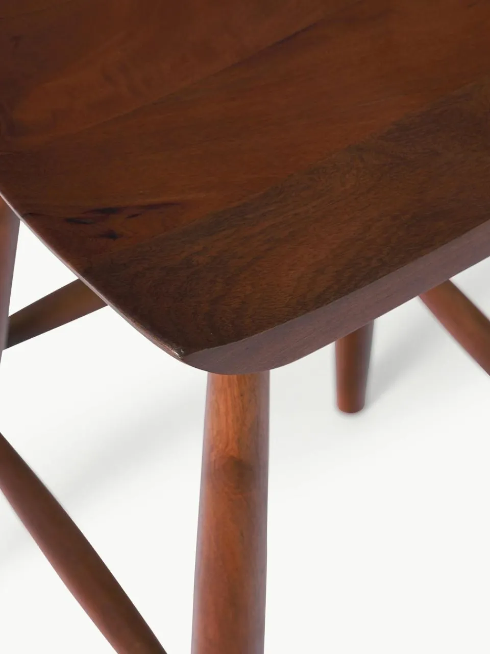Westwing Collection Thekenhocker Nino aus Mangoholz