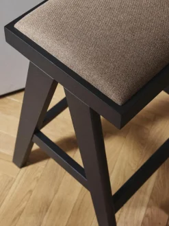 Westwing Collection Thekenhocker Sissi mit Polsterung