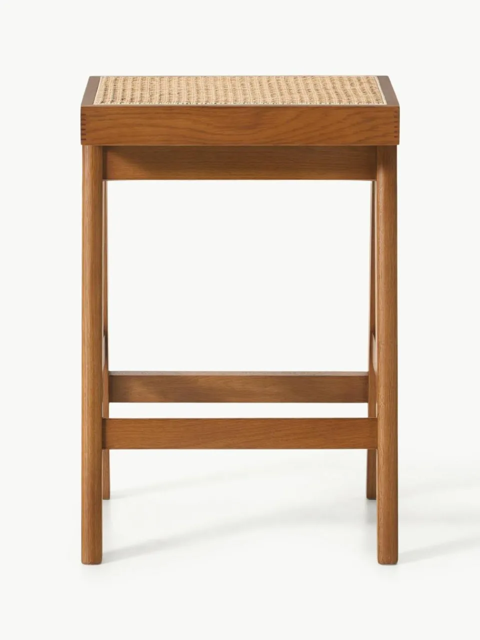 Westwing Collection Thekenhocker Sissi mit Wiener Geflecht