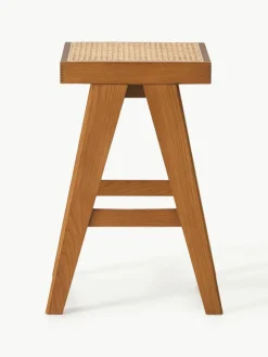 Westwing Collection Thekenhocker Sissi mit Wiener Geflecht