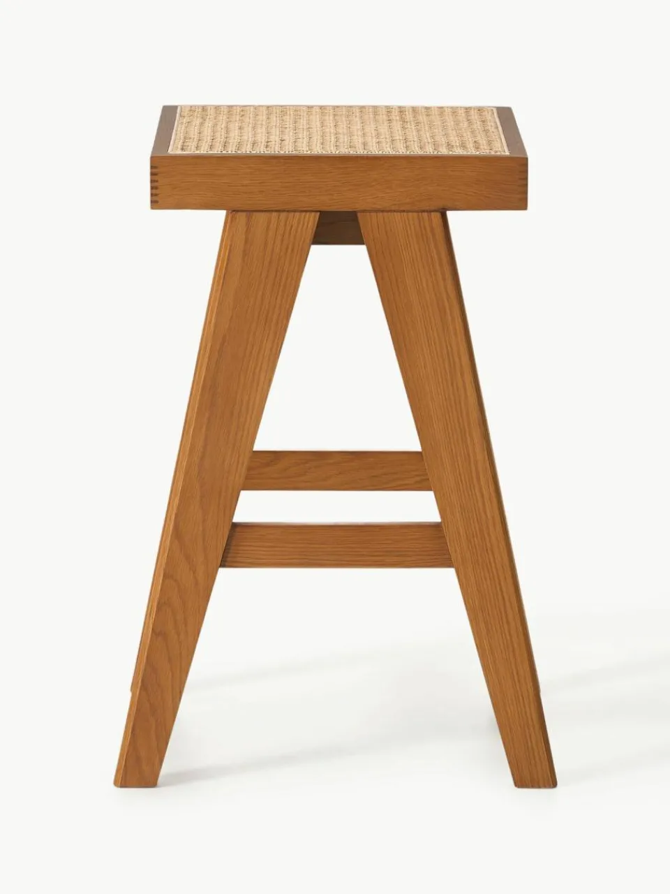 Westwing Collection Thekenhocker Sissi mit Wiener Geflecht