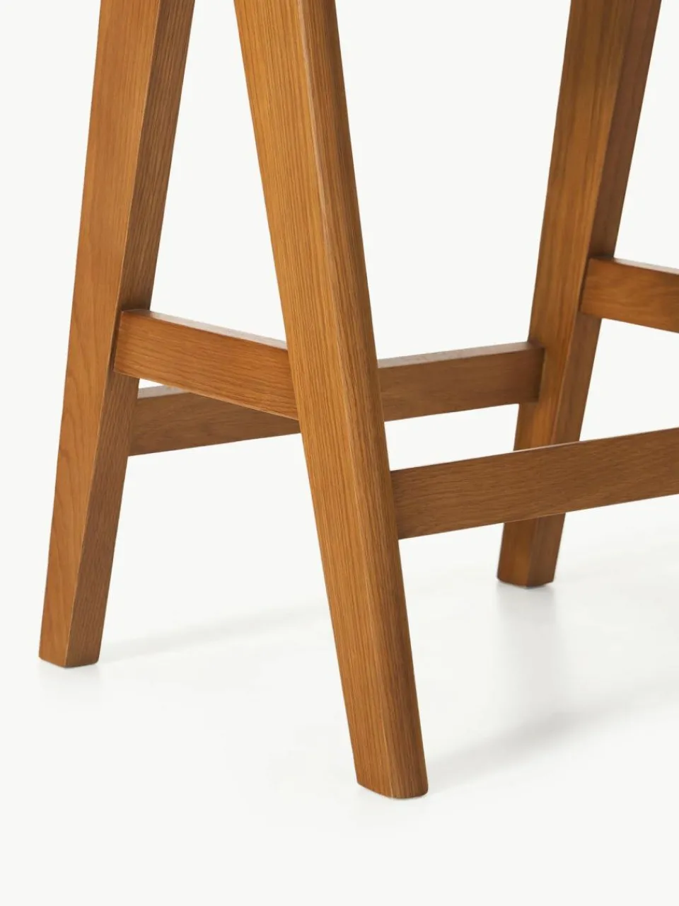 Westwing Collection Thekenhocker Sissi mit Wiener Geflecht