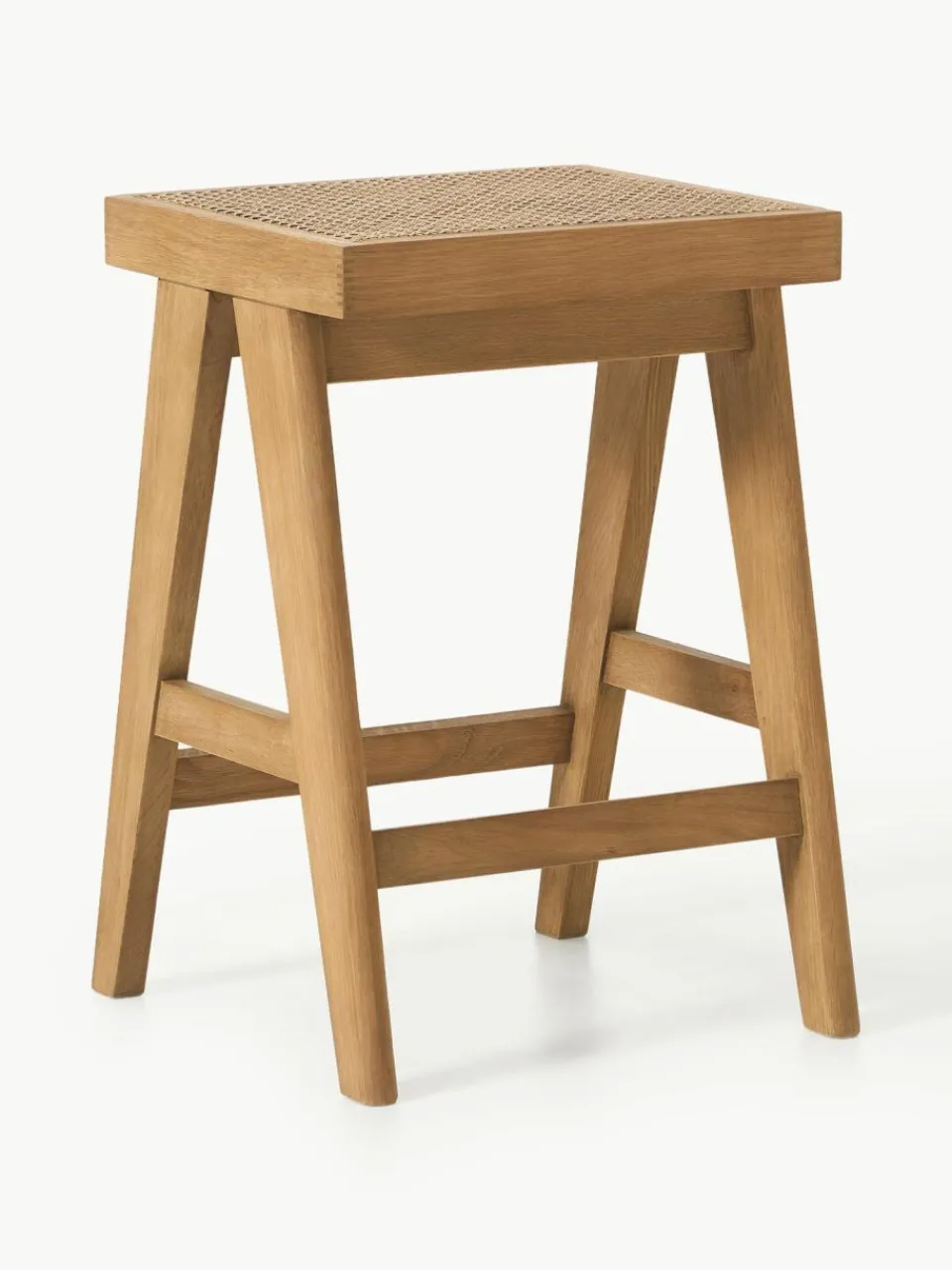 Westwing Collection Thekenhocker Sissi mit Wiener Geflecht