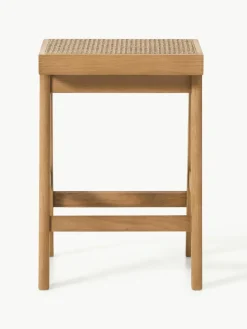 Westwing Collection Thekenhocker Sissi mit Wiener Geflecht