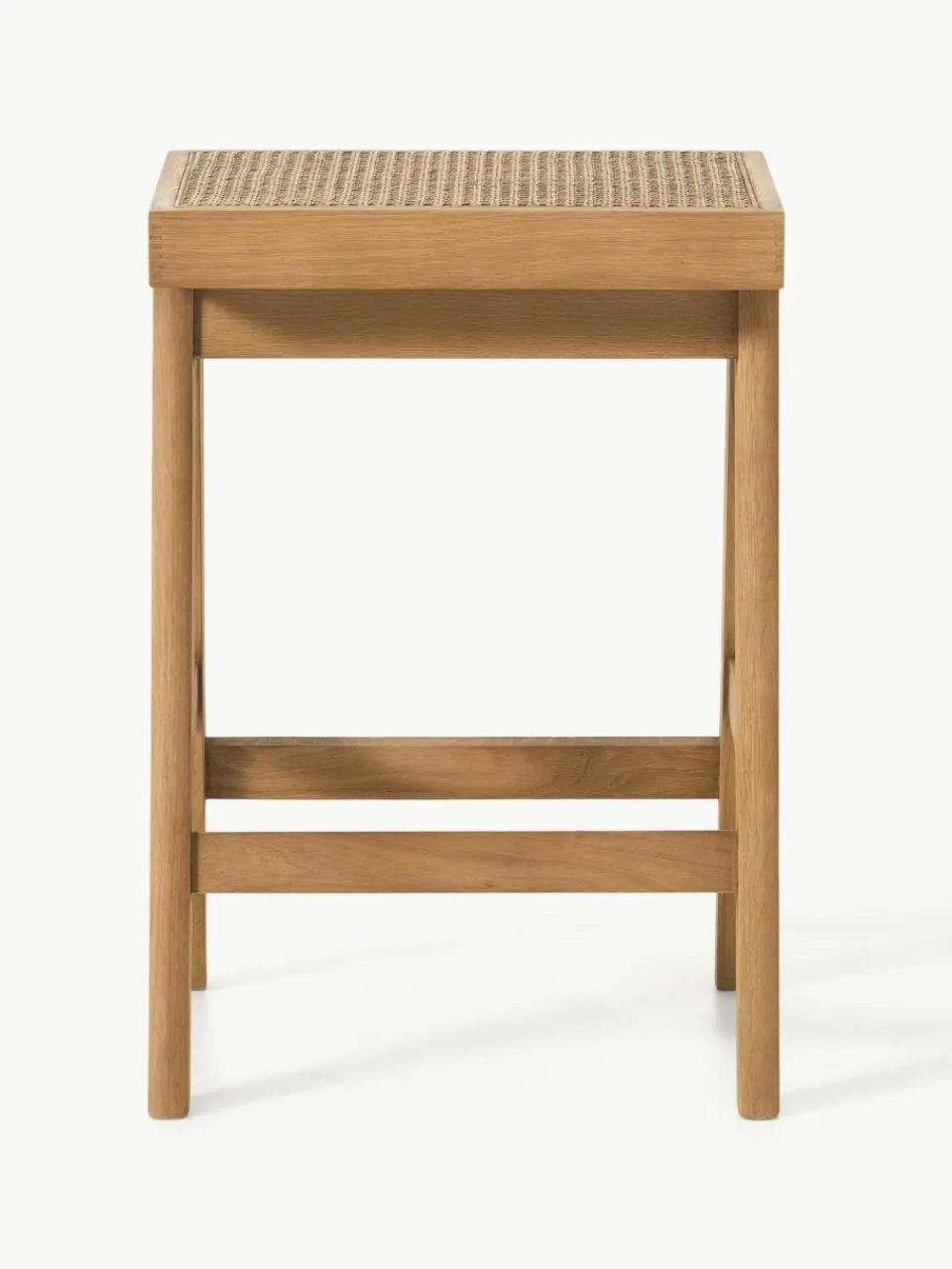 Westwing Collection Thekenhocker Sissi mit Wiener Geflecht
