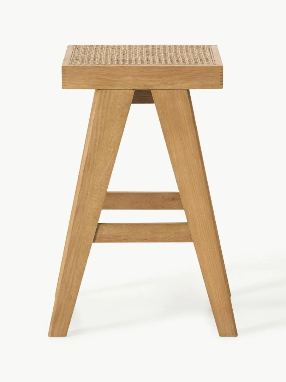 Westwing Collection Thekenhocker Sissi mit Wiener Geflecht