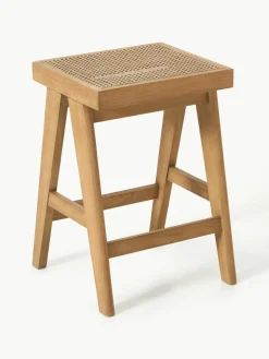 Westwing Collection Thekenhocker Sissi mit Wiener Geflecht