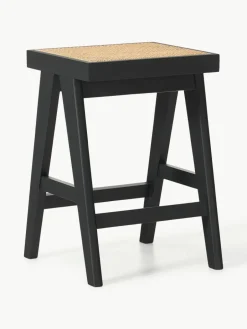 Westwing Collection Thekenhocker Sissi mit Wiener Geflecht