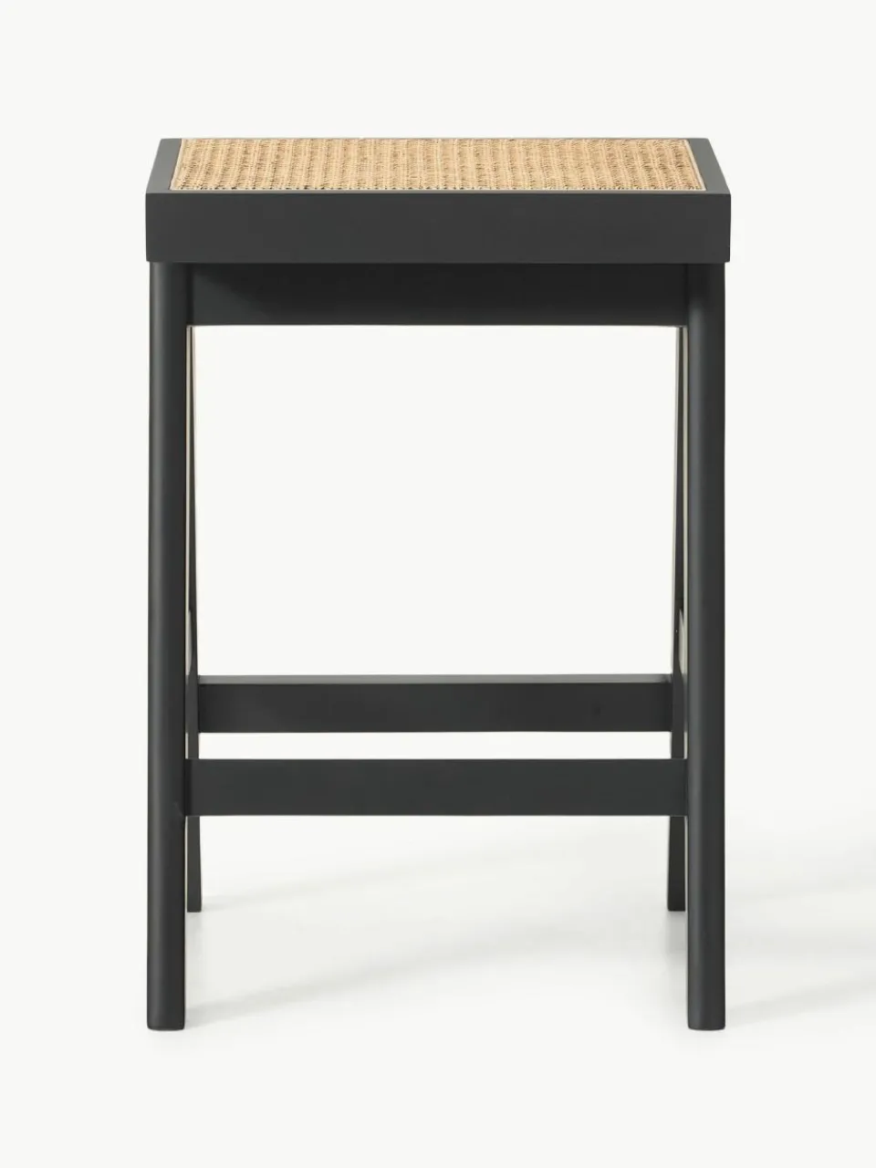 Westwing Collection Thekenhocker Sissi mit Wiener Geflecht