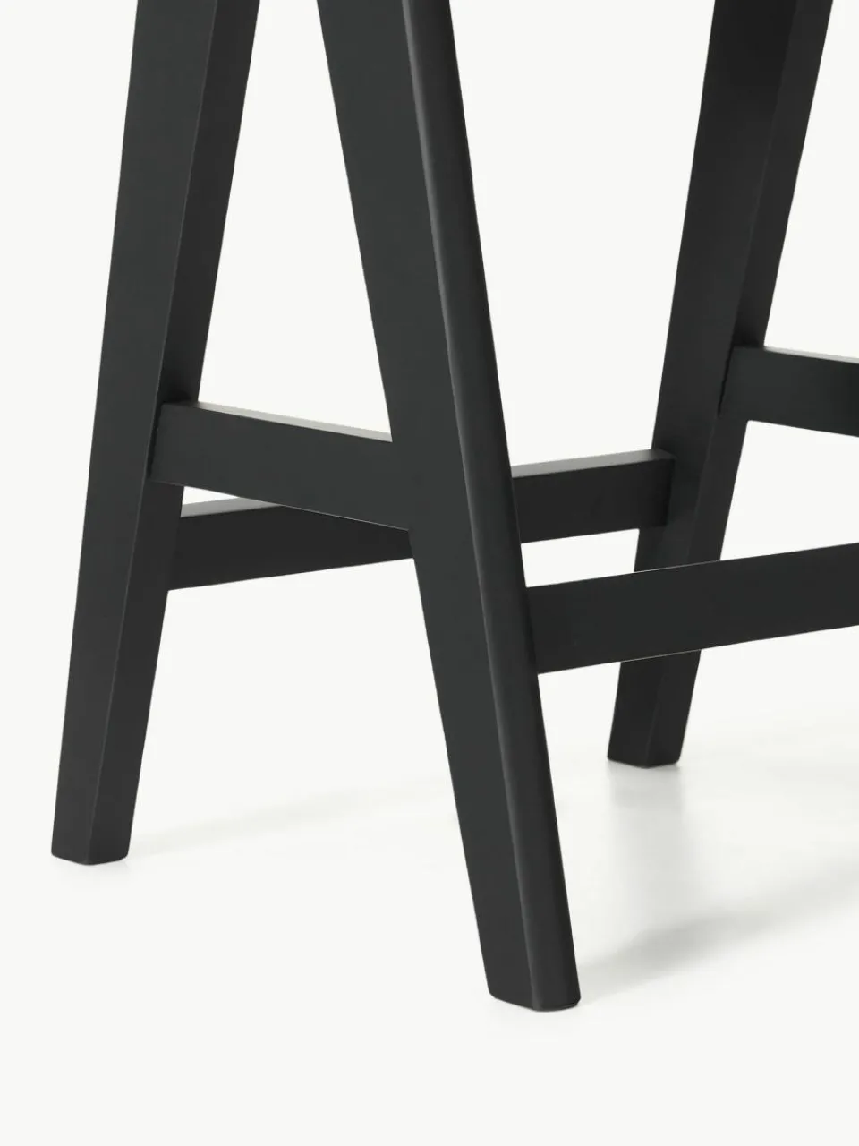 Westwing Collection Thekenhocker Sissi mit Wiener Geflecht