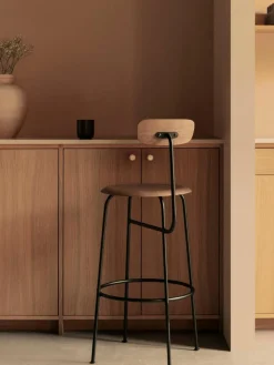 Audo Copenhagen Thekenstuhl Afteroom aus Metall und Holz
