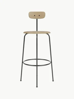 Audo Copenhagen Thekenstuhl Afteroom aus Metall und Holz