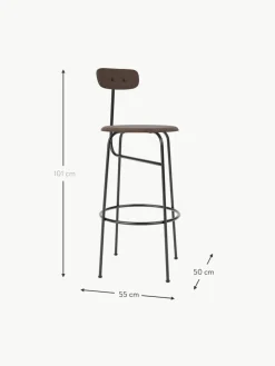 Audo Copenhagen Thekenstuhl Afteroom aus Metall und Holz
