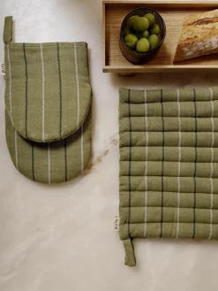 ferm LIVING Topflappen Ito aus Bio-Baumwolle, 2 Stück