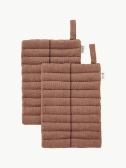ferm LIVING Topflappen Ito aus Bio-Baumwolle, 2 Stück