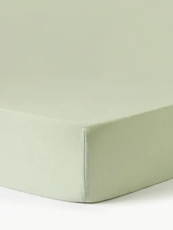 Westwing Collection Topper-Spannbettlaken Airy, gewaschenes Leinen