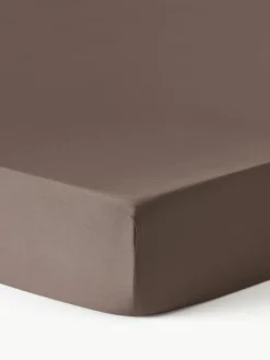 Westwing Collection Topper-Spannbettlaken Comfort, Baumwollsatin