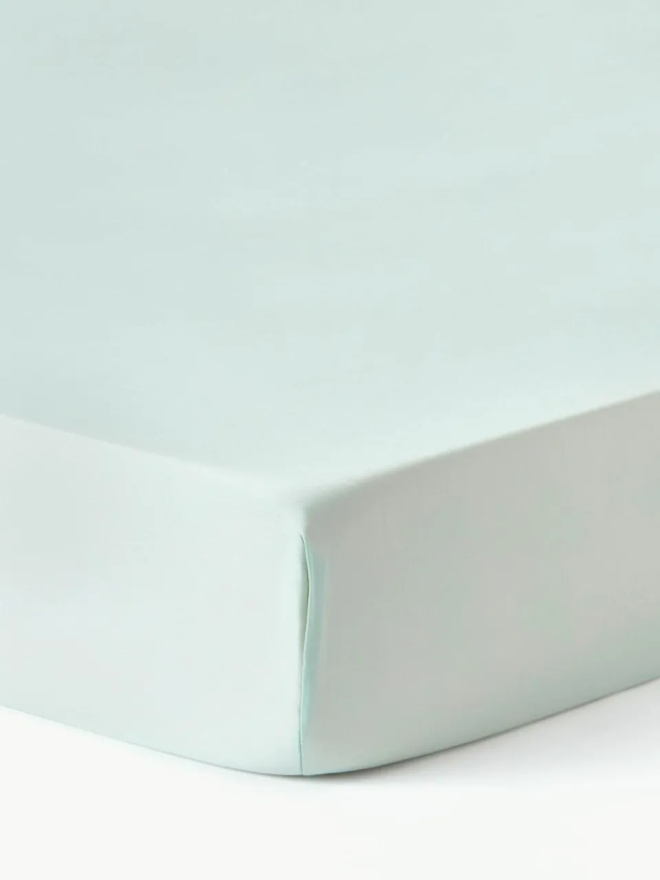 Westwing Collection Topper-Spannbettlaken Comfort, Baumwollsatin