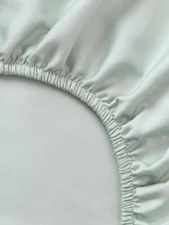 Westwing Collection Topper-Spannbettlaken Comfort, Baumwollsatin