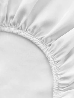 Westwing Collection Topper-Spannbettlaken Comfort, Baumwollsatin