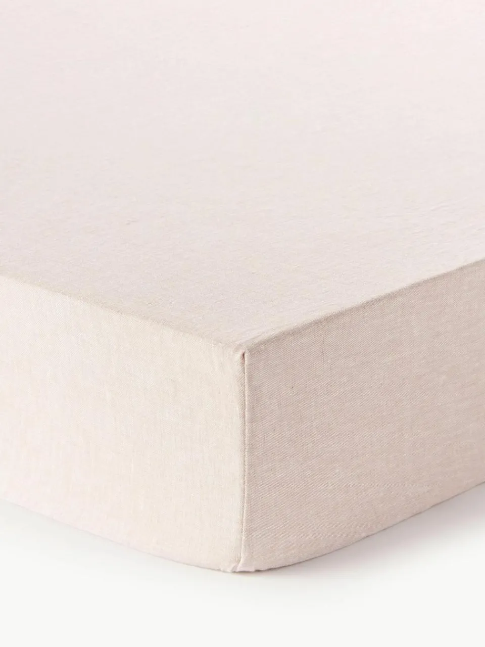 Westwing Collection Topper-Spannbettlaken Linna, Leinen