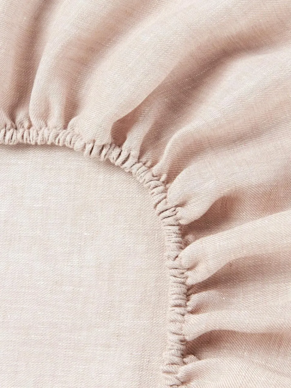 Westwing Collection Topper-Spannbettlaken Linna, Leinen