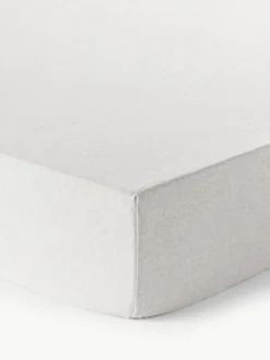Westwing Collection Topper-Spannbettlaken Linna, Leinen