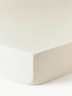 Westwing Collection Topper-Spannbettlaken Premium, Baumwollsatin