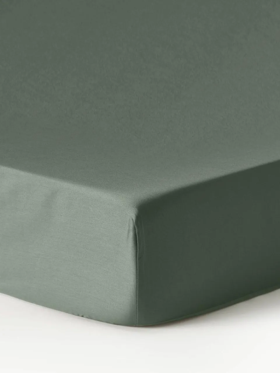 Westwing Collection Topper-Spannbettlaken Premium, Baumwollsatin
