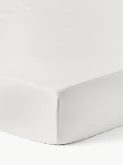 Westwing Collection Topper-Spannbettlaken Premium, Baumwollsatin