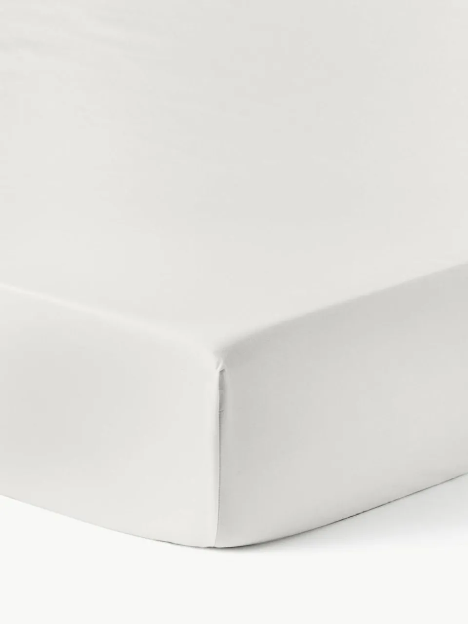 Westwing Collection Topper-Spannbettlaken Premium, Baumwollsatin