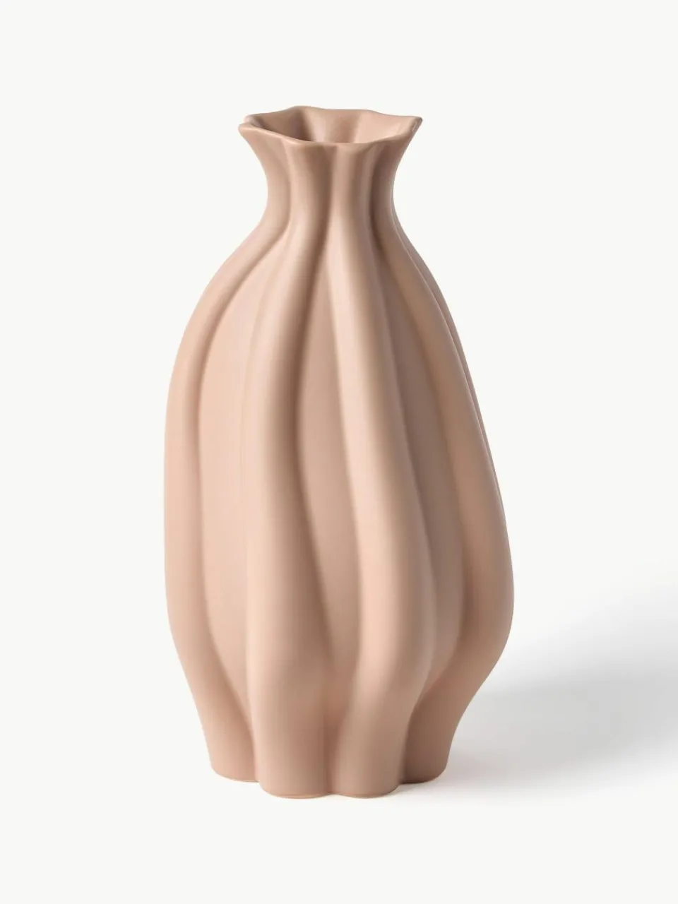 Westwing Collection Vase Blom aus Keramik, H 33 cm