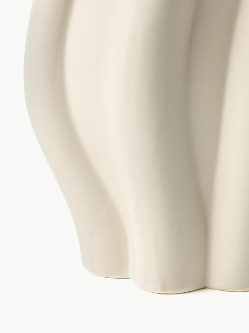 Westwing Collection Vase Blom aus Keramik, H 33 cm