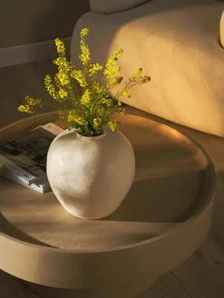 Westwing Collection Vase Bruno aus Steingut, H 26 cm