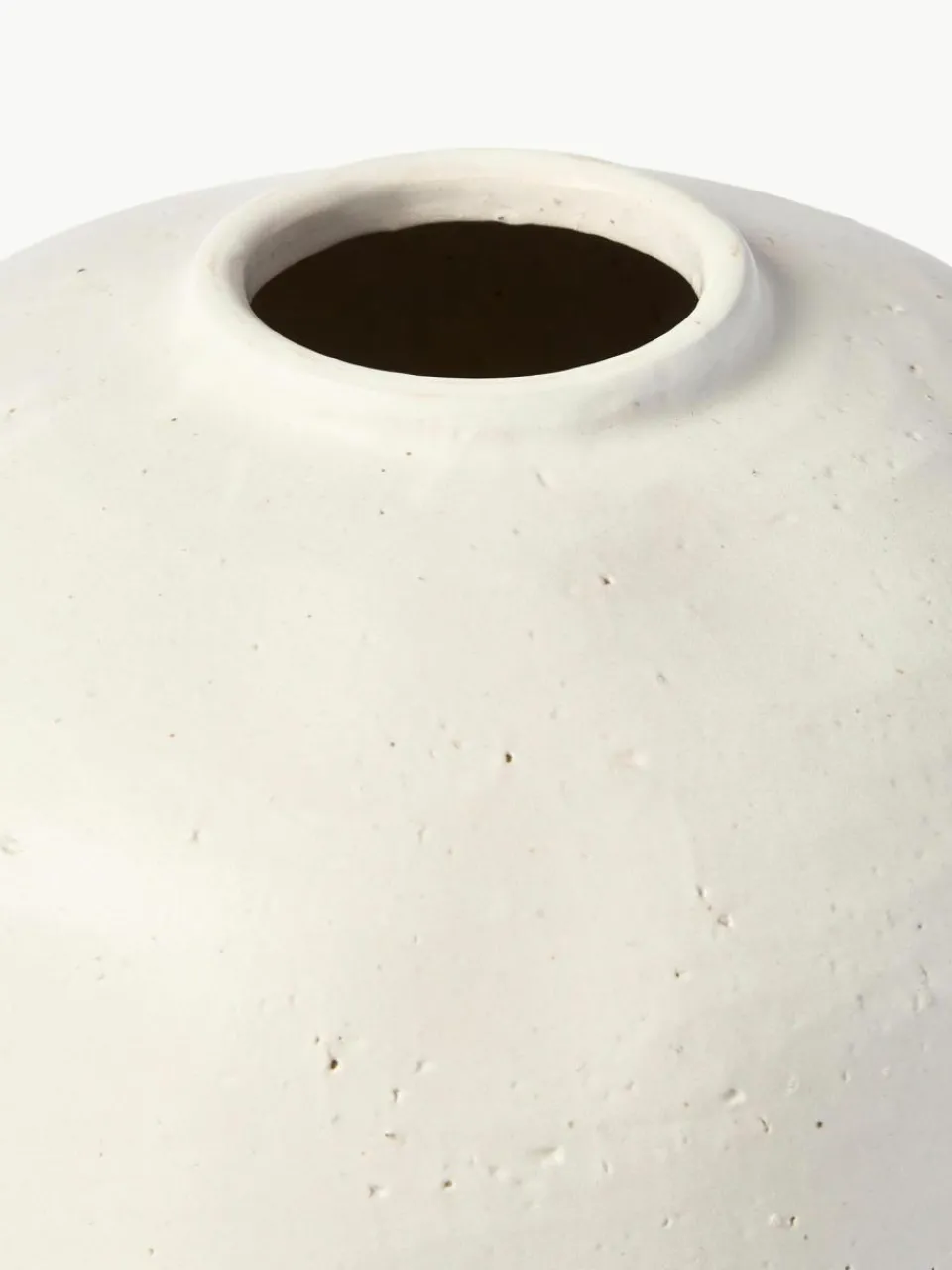 Westwing Collection Vase Bruno aus Steingut, H 26 cm
