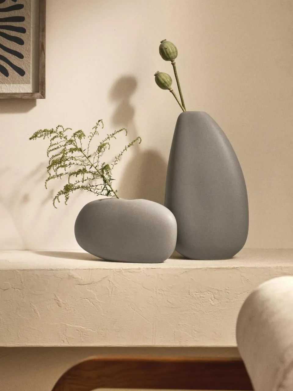 Westwing Collection Vase Cobble, H 18 cm