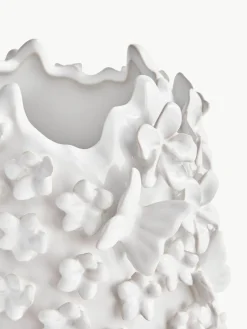 Westwing Collection Vase Daphne mit 3D-Verzierung, H 35 cm