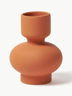 Westwing Collection Vase Elta aus Steingut, H 16 cm