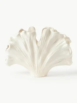 Westwing Collection Vase Gingko in Muschel-Form, H 24 cm