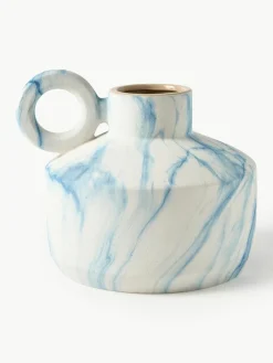 Westwing Collection Vase Kiko in Marmor-Optik, H 27 cm
