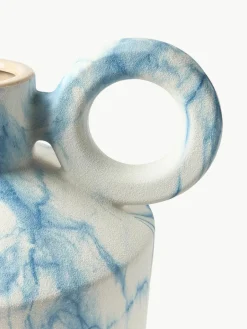 Westwing Collection Vase Kiko in Marmor-Optik, H 27 cm
