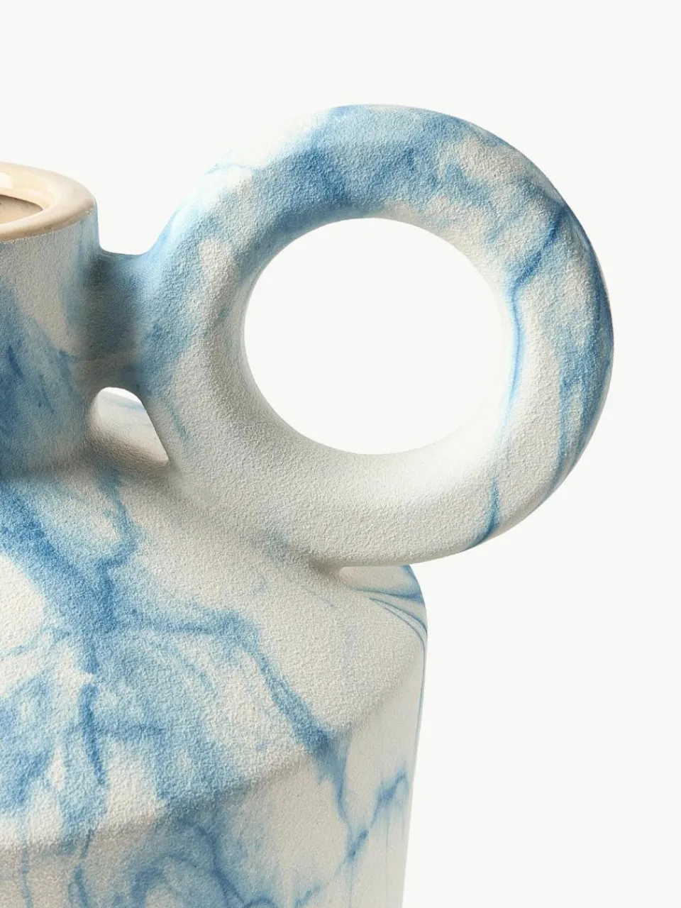 Westwing Collection Vase Kiko in Marmor-Optik, H 27 cm