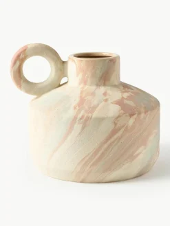 Westwing Collection Vase Kiko in Marmor-Optik, H 27 cm