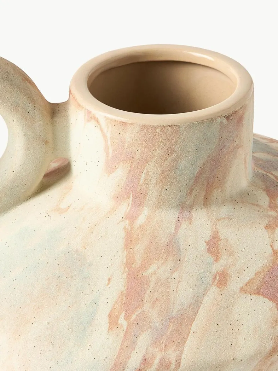 Westwing Collection Vase Kiko in Marmor-Optik, H 27 cm