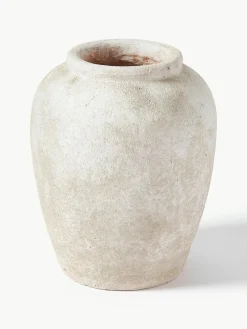 Westwing Collection Vase Leana mit Sand-Finish, H 32 cm