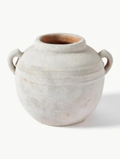 Westwing Collection Vase Leana mit Sand-Finish, H 31 cm
