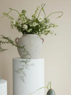 Westwing Collection Vase Leana mit Sand-Finish, H 31 cm