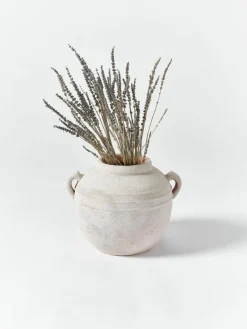 Westwing Collection Vase Leana mit Sand-Finish, H 31 cm